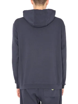 Ymc You Must Create Hooded Cotton Sweatshirt - Blue