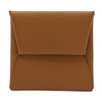 Herm&egrave;s Gold Camel Epsom Leather Coin Purse/Coin Case (Pre-Owned)
