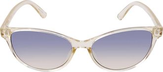 Calvin Klein Blue Gradient Cat Eye Ladies Sunglasses CK20517S 740 56