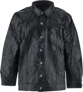 Rick Owens Jumbo Worker Jacket - Heren - Zomerjassen - Zwart - M - Katoen - Jassen