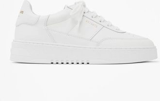 Axel Arigato Orbit Vintage Leather Sneaker in White/white at Nordstrom, Size 10.5