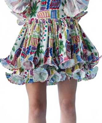 Celia B Cranberry Skirt In Multicolor