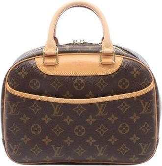 Louis Vuitton Pre-owned Handbags, female, Brown, Size: ONE SIZE Pre-owned Trouville Monogram Handbag