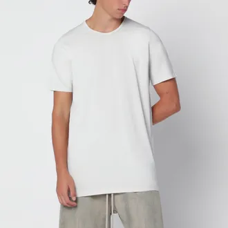 Rick Owens Level Milk Wash Cotton T-Shirt