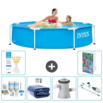 Intex Piscina Con Estructura Redonda - 244x51 Cm - 7-piezas S165
