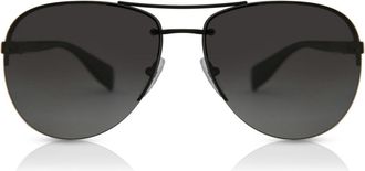 Prada PS56MS Polarized DG05W1 Mens Sunglasses Black Size 65