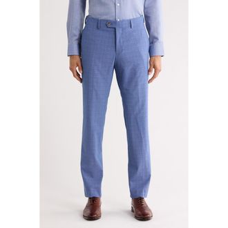 ConStruct Plaid Suit Pants in Light Blue at Nordstrom Rack, Size 32 X 30