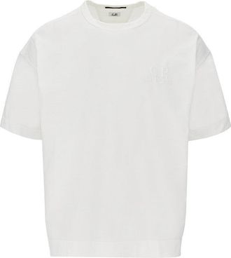 C.P. Company Cotton jersey T-shirt with logo embroidery Man XL