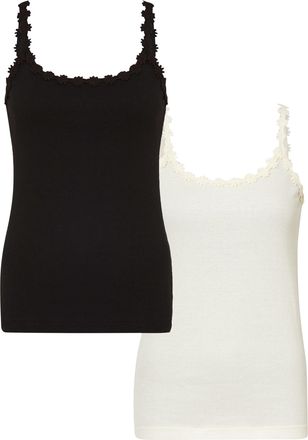 Bonprix Shirttop BONPRIX, Damen, Gr. 48/50 (XL), cremewei&szlig;, schwarz, Jersey, Obermaterial: 100% Baumwolle, slim fit, Tops Shirttop, modischer Stil, Slim fit P