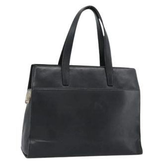 Loewe Pre-owned Hand Bag - Dames - Vintage Handtas - Zwart - ONE Size - Leer - Vintage