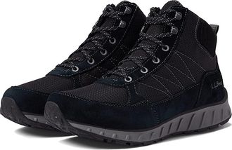 L.L.Bean Snow Sneakers 5 Boots Mid Waterproof Insulated Lace-Up Mens Shoes Black/Black : 11.5 D - Medium, Leather/Textile