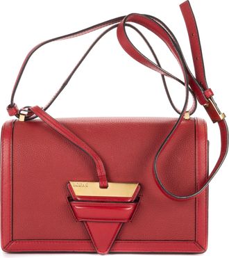 Loewe Pre-owned Womens Medium Barcelona Shoulder Bag - Red - One Size