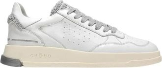 Ghoud Lage leren/spons sneakers - Dames - Sneakers - Wit - 35 EU - Schoenen