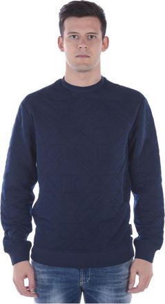 Emporio Armani 6Z1Ma 51J17Zbluscuro - Heren - Sweatshirts - Blauw - S - Hoodies & sweatvesten