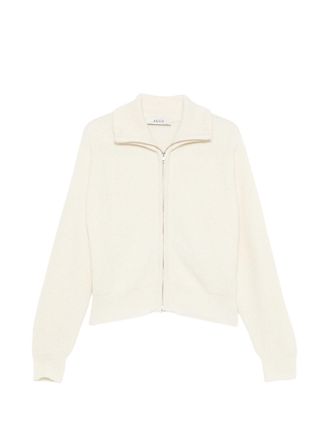 Jucca Ribbed-Knit Zip-Through Knit