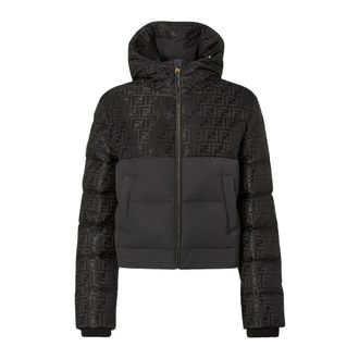 Fendi Down Jacket with FF Jacquard Insert