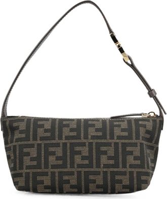 Fendi Vanity Pouch Small FF Zucca Jacquard Fabric Mini Bag