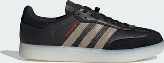 adidas adidas Performance Unisex Velosamba Leather Shoes - Black/Dark Grey - Size UK 6