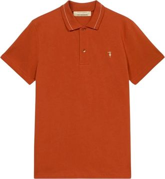 Trussardi Regular Fit Polo-Piquet - Heren - Polos - Oranje - S - Katoen - Tops