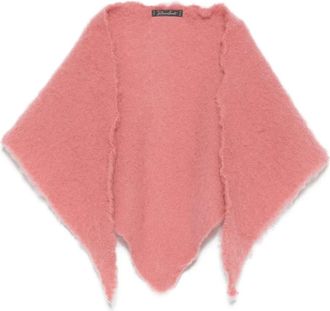 Faliero Sarti frayed scarf - Pink