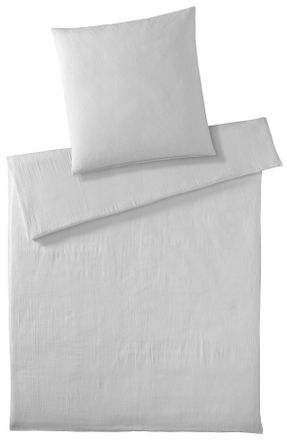 Schubiger M&ouml;bel Bettw&auml;sche Smooth Grau