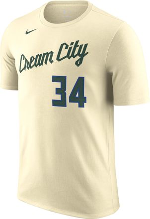 Nike Milwaukee Bucks Essentials City Edition Nike Mens NBA T-Shirt in Brown | HV5674-281