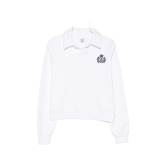 Sporty & Rich Embroidered-logo Sweatshirt