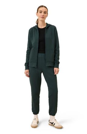 Pact Organic Cotton Brushed Fleece Sweatpant in Dark Spruce at Nordstrom, Size Large