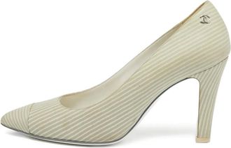 Chanel Pumps in pelle con punta a contrasto - Toni neutri