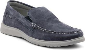 Ara Lagrange Moc Toe Loafer in Blue Suede at Nordstrom Rack, Size 10Us / 43Eu
