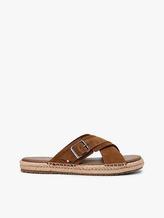 Tommy Hilfiger Suede Buckle Flexible Sandals
