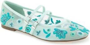 Kenneth Cole Reaction Malibu Nites Flat in Seafoam Mesh at Nordstrom Rack, Size 6.5