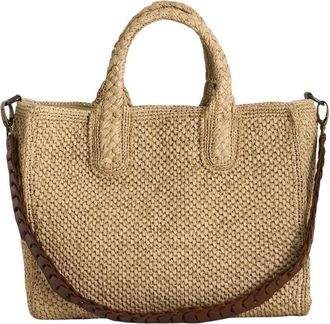 Ibeliv Rary Tote Bag - Dames - Shoppers - Beige - ONE Size - Katoen - Tassen