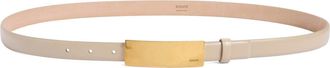 Khaite Berlin Leather Belt in Burro at Nordstrom, Size 100