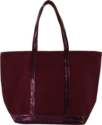 Vanessa Bruno L Zippe Shopper Bag - Cotton - Purple