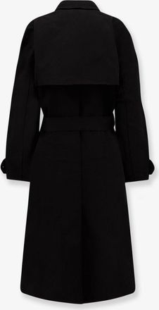 Entire studios Womens Classic Cotton Trench Black & Raincoats