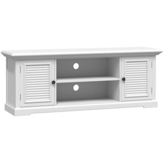 vidaXL Vidaxl - Mobile Porta tv Bianco 110x30x41 cm in Legno Multistrato