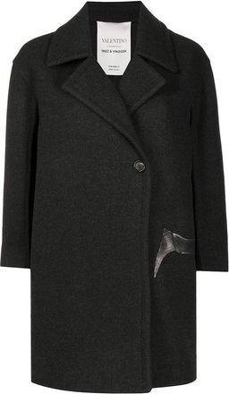 Valentino Garavani Flowersity Single-Breasted Coat