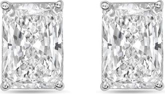 Diana M. Jewels 14Kt White Gold 3.00 cts Lab Grown Radiant Cut Diamond Studs