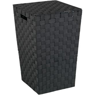 WENKO Cubo Para La Ropa Sucia Adria Square Negro Wenko