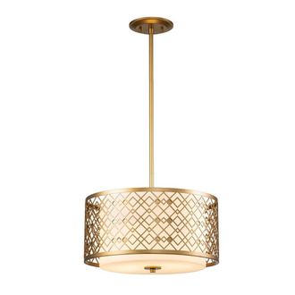 Elstead Lighting L&aacute;mpara colgante, altura regulable - lacado dorado
