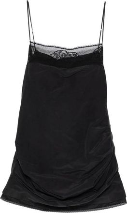Magda Butrym Sukienka 03 - Dames - Korte kleedjes - Zwart - 2XS - Leer - Kleedjes
