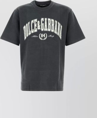 Dolce & Gabbana cotton logo print short-sleeve t-shirt