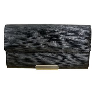 Louis Vuitton Black Noir Epi Leather Coin Purse/Coin Case (Pre-Owned)
