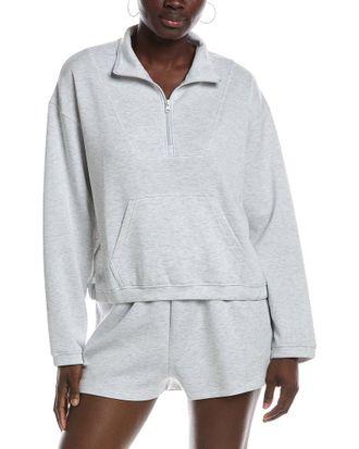 Vintage Havana Cloud Fleece Quarter Zip Pullover