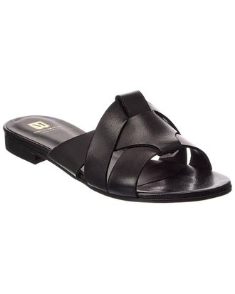 Bruno Magli M By Bruno Magli Andria Leather Flat Sandal