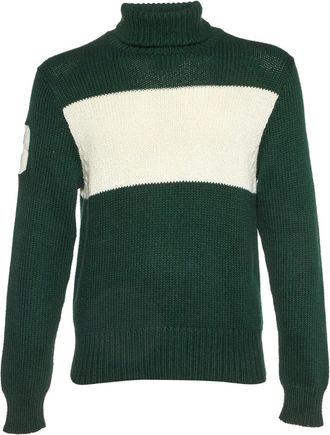 Ralph Lauren stripe-detail sweater - Green
