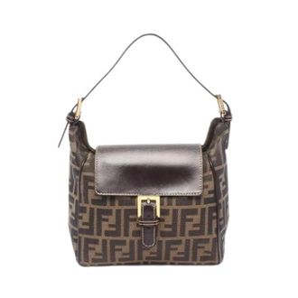 Fendi Pre-owned Shoulder Bags, female, Brown, Size: ONE SIZE Pre-owned Vintage Shoulder Bag