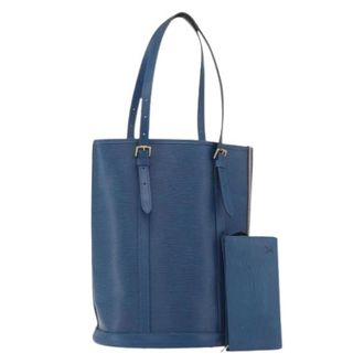 Louis Vuitton Pre-owned Tote Bags, female, Blue, Size: ONE SIZE Pre-owned Vintage Epi Shoulder Bag