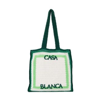 Casablanca unisex, Tassen, Groen, Maat: ONE Size Katoen